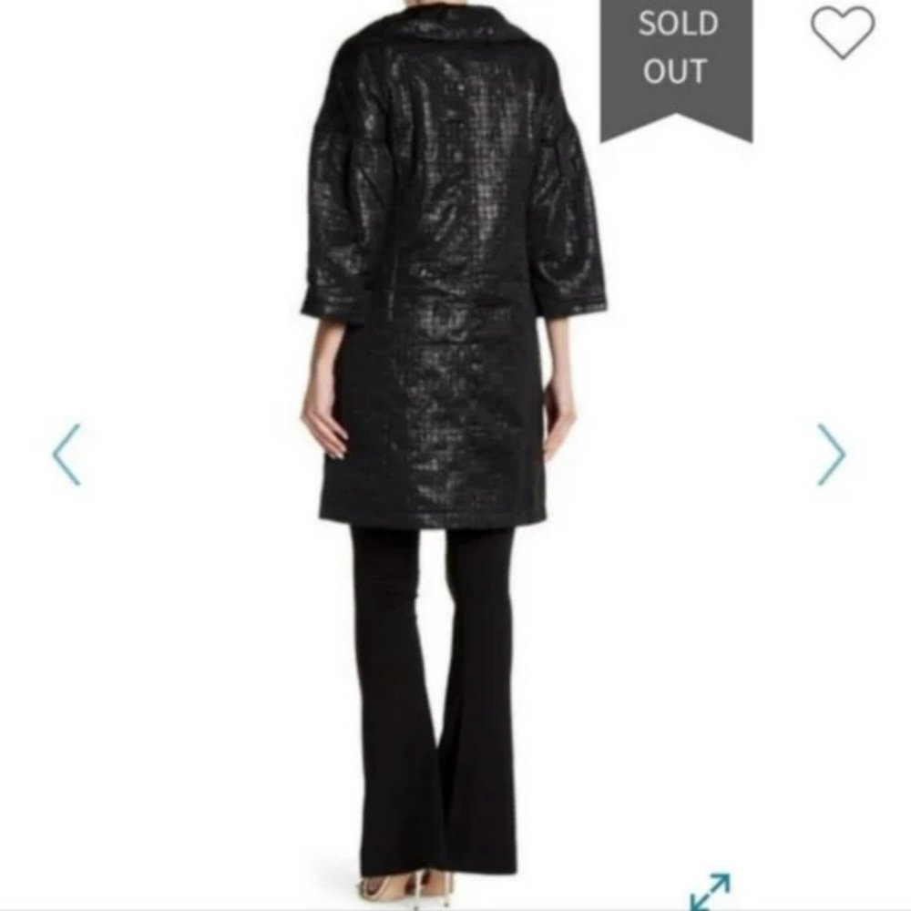 Vertigo Paris Double Breasted Novelty Trench .  SZ M - Picture 3 of 5